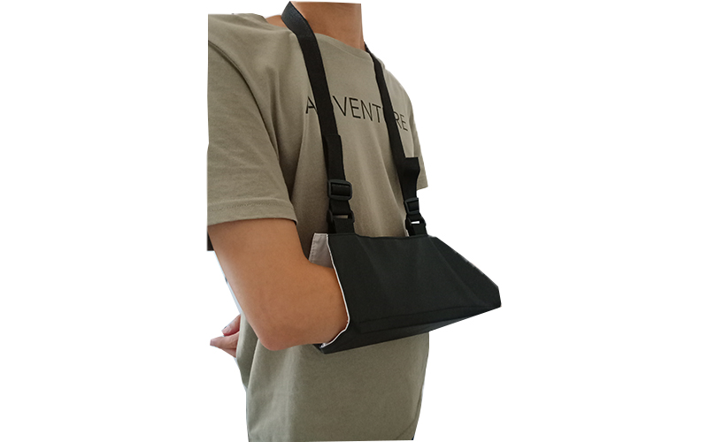 Leather medical fixed arm  shoulder support sling pouch