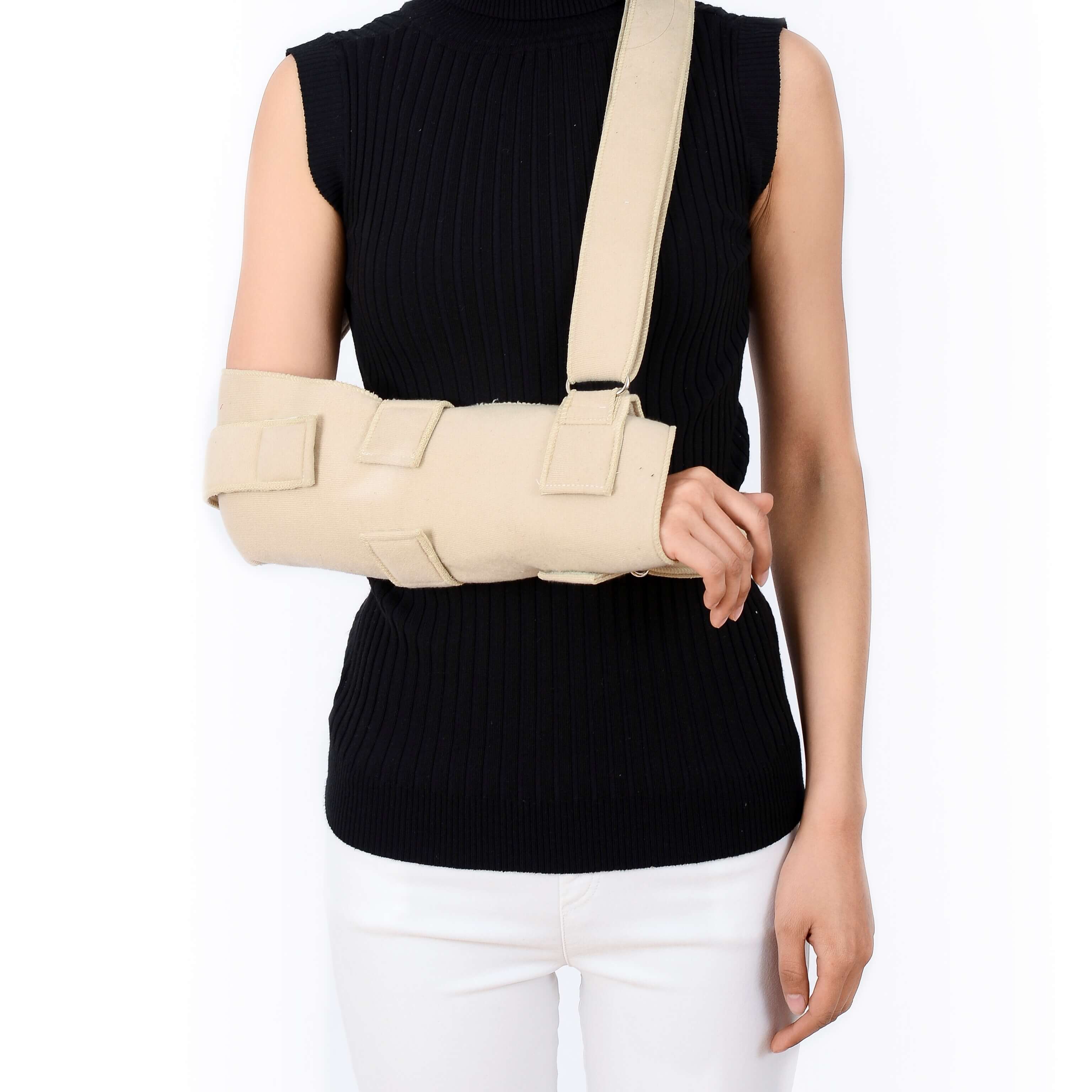 Beige correct painful elbow support  Arm Sling 
